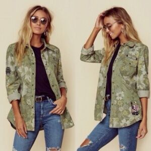 Spell Eden Camo Shacket